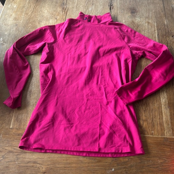 Pink mock Under Armour turtleneck Medium - Picture 1 of 4